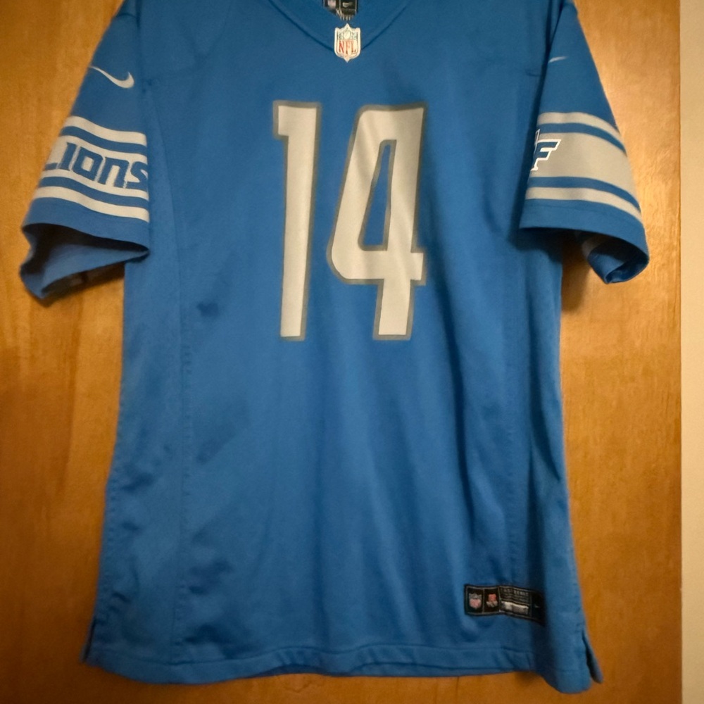 NFL Men’s Detroit Lions #14 Blue Jersey